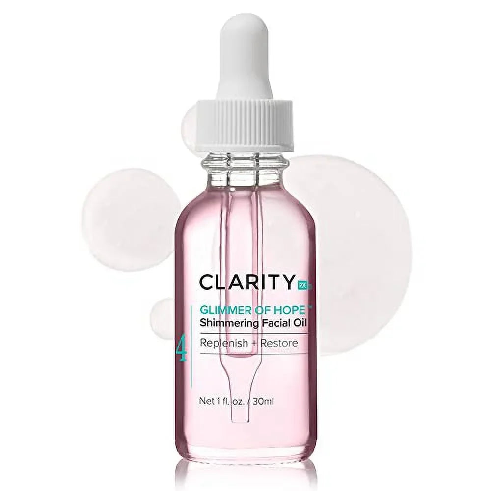 for Hope Facial with (1 Plant-Based & Treatment of Skin Shimmering fl Rose Restorative Aging & Oil, Coconut, ClarityRx Jojoba Glimmer oz) Moisturizing Natural Dry Face