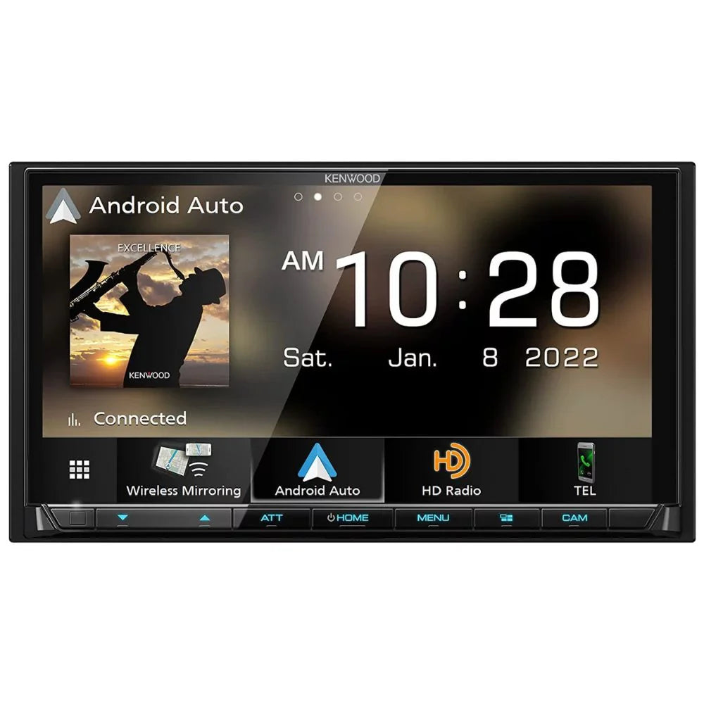 Multimedia DMX908S DRV-N520 Dashboard eXcelon Receiver Kenwood and 6.95" Camera New