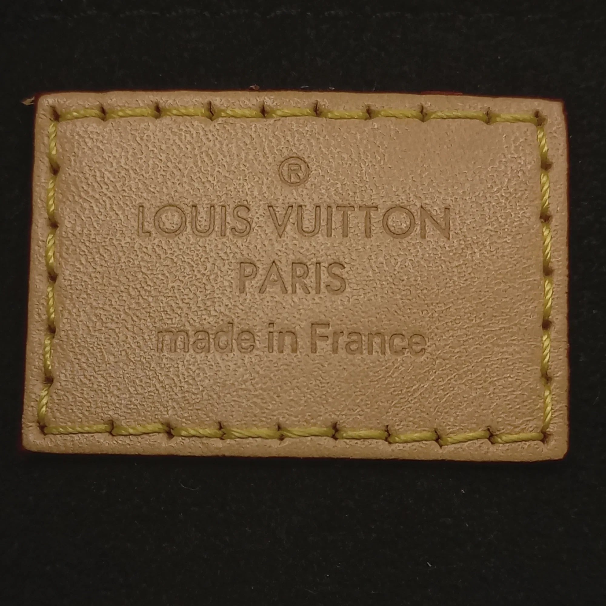 Monogram Unisex DrawstringBag Brown Pre-Owned Authenticated Louis Vuitton Bag Bucket Duffle Canvas
