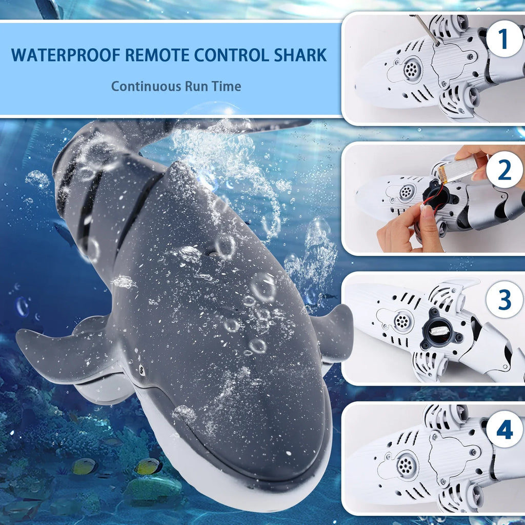 Spray RC Toys Boat Boat Kids, for Pool for Pool RC Toy Toys, Shark Whale Ant Boys Toys, Swimming Girls, Class Diving Water Remote for Control