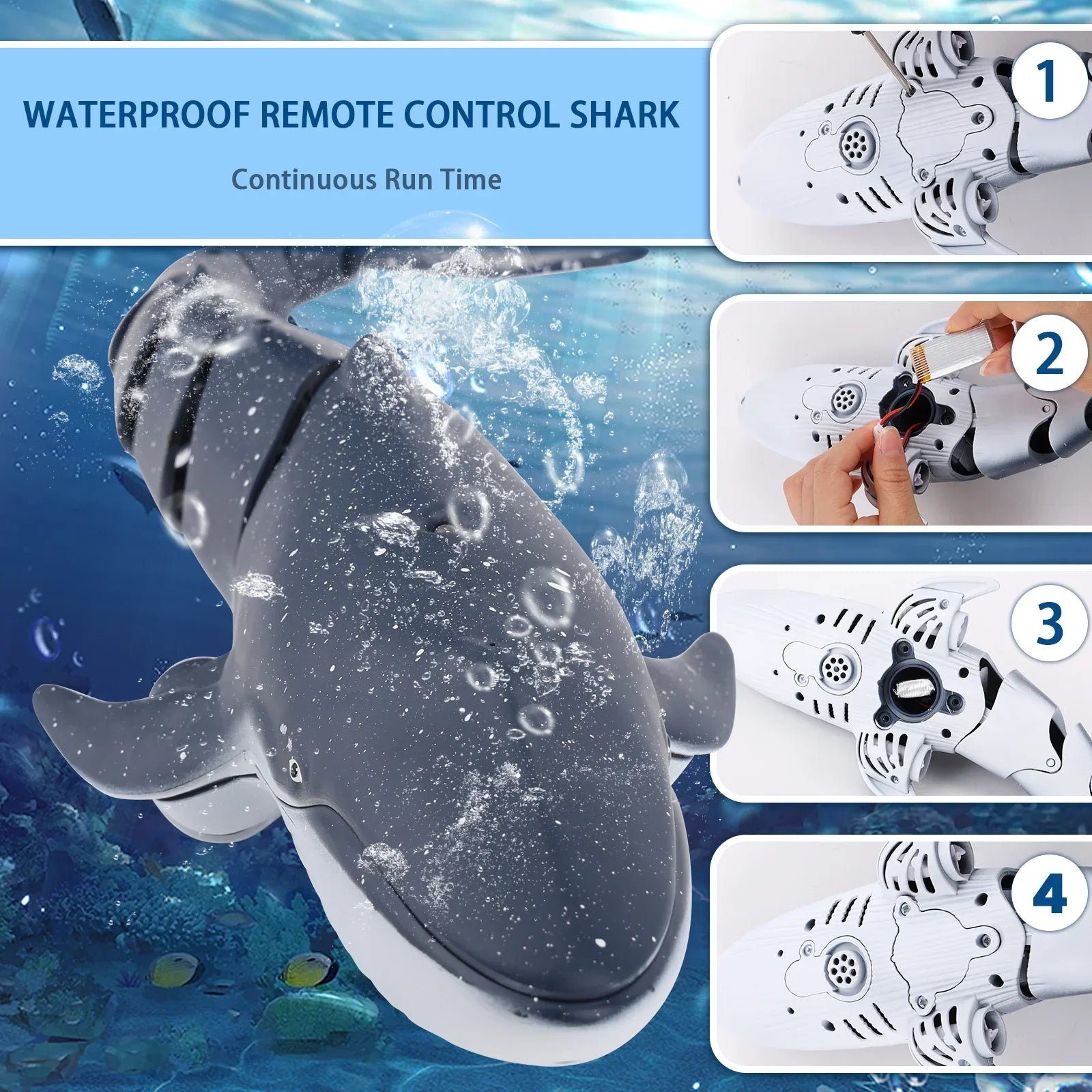 Spray RC Toys Boat Boat Kids, for Pool for Pool RC Toy Toys, Shark Whale Ant Boys Toys, Swimming Girls, Class Diving Water Remote for Control
