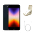 Unlocked) (Refurbished) iPhone 64GB Midnight (3rd Restored Gen) SE (Fully A2595 Apple w/ Gift Box