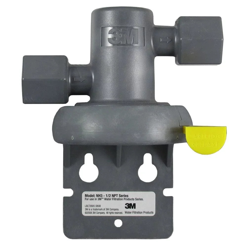 Plugged 3M NH3-1/2 Water FNPT Port Filtration with Gauge
