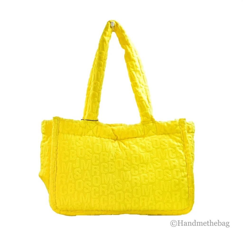 Golden Fabric Bag Kiwi Purse Jacobs Marc The Medium Terry Monogram Tote