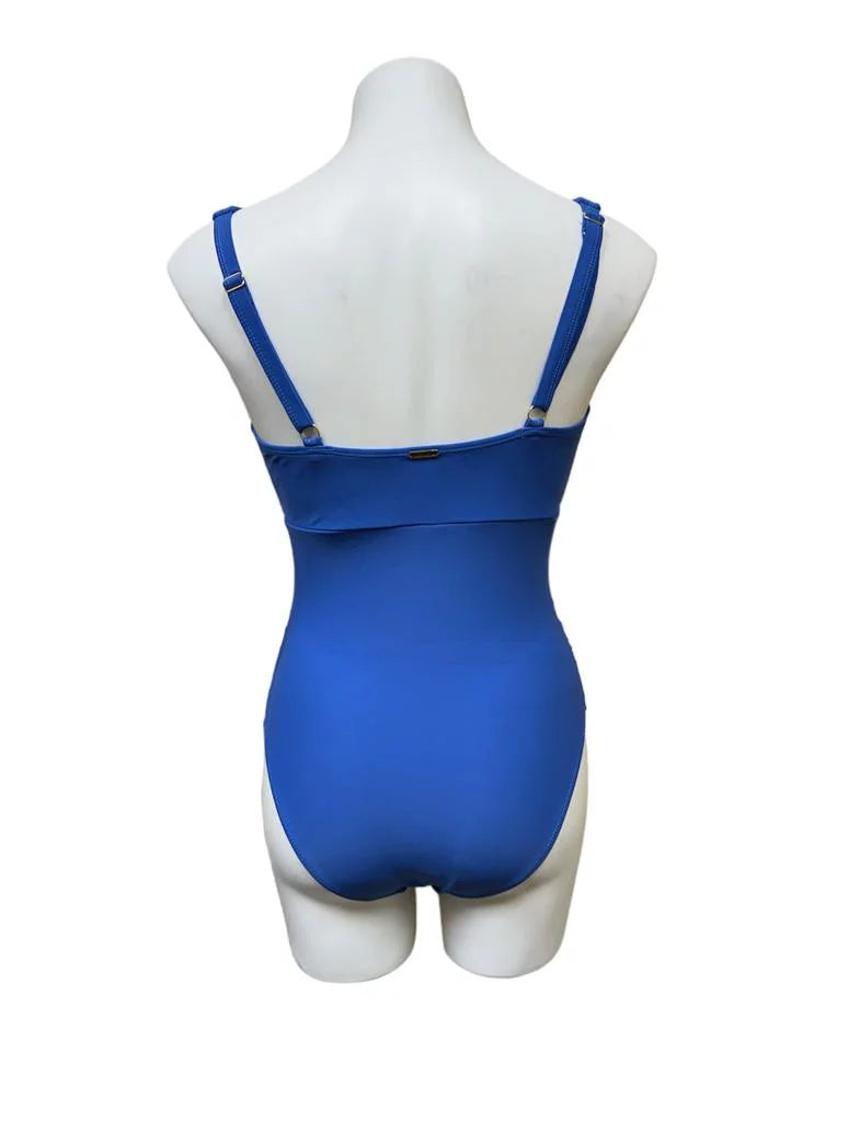 X-Large Miller YONDER Swimsuit, Sweetheart Tie BLUE Piece One Center Nicole US