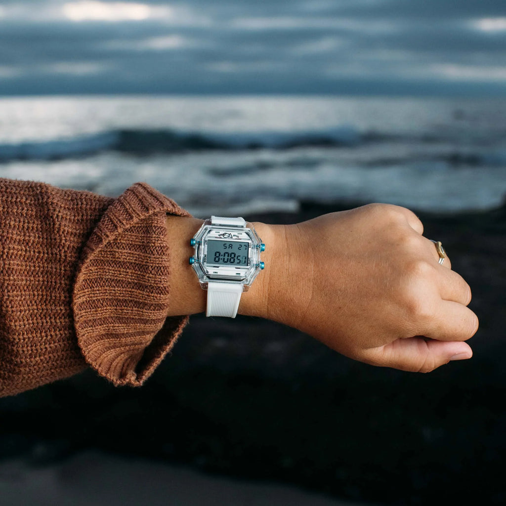 Venice Clear Digital California White Beach Watch Co.