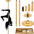 for Club Pub Home Fitness GENREEN Pole Set Removable Kit Party Dancing Pole Dance Portable Spinning Stripper 45mm Dance Exercise Pole Gym Static Poles