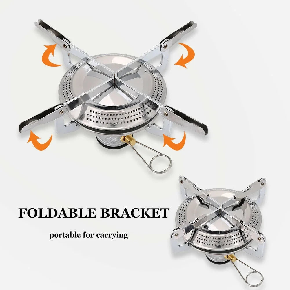 Stove Accessories Hiking Mini Cooking Foldable Camping Propane Burner Picnic Gas