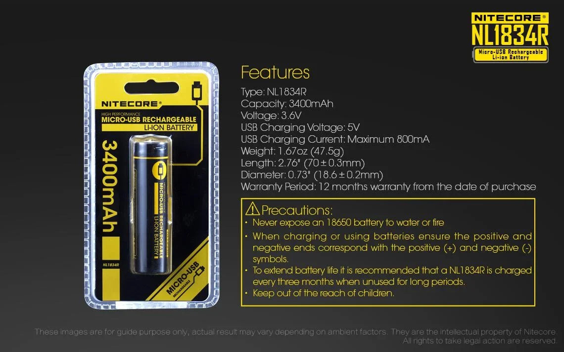 Headlamp XP-L and USB Emitter Battery Cable V6 Value USB NL1834R Rechargeable White) (3000K, 1xFree Cool Dual White) ECO-SENSA V6 (5700K, - 1xNitecore UT32 Bundle: XP-L2 Nitecore with Warm -