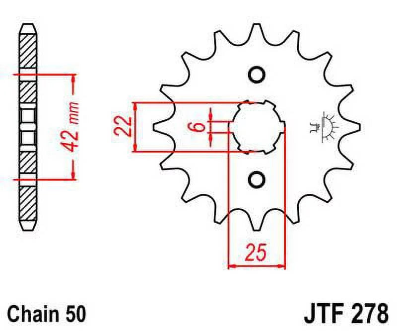 JT CM400 Sprockets Front Rear 79-81 for Kit Sproket T-USA & HONDA
