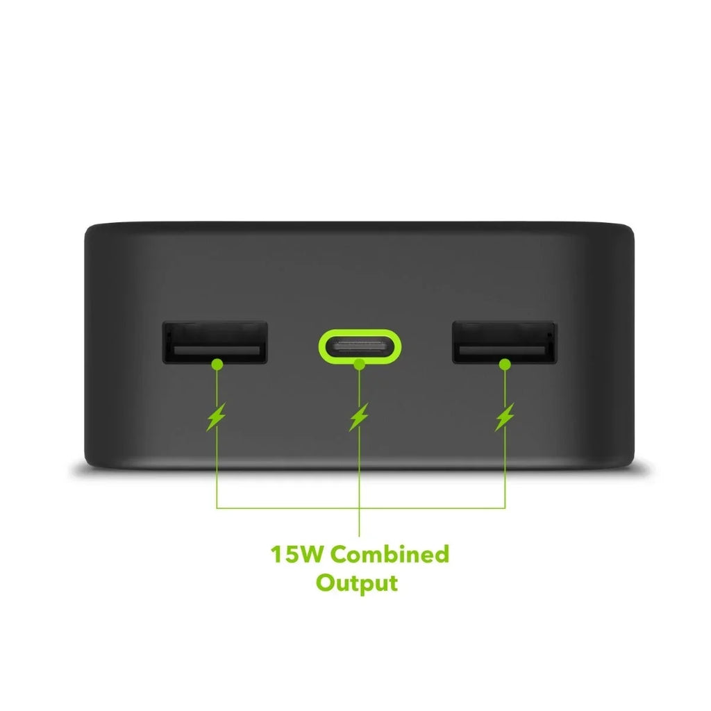 mophie Fast Large 20W XL USB-C 2023 (1) mAh Internal and Port, Travel-Friendly - (2) Battery, Charging PD USB-A Bank Input/Output Ports Power 20,000 Powerstation