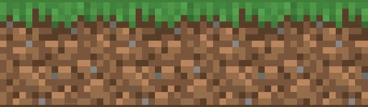 Wallpaper Iconic Minecraft Grass Stick Peel & Border