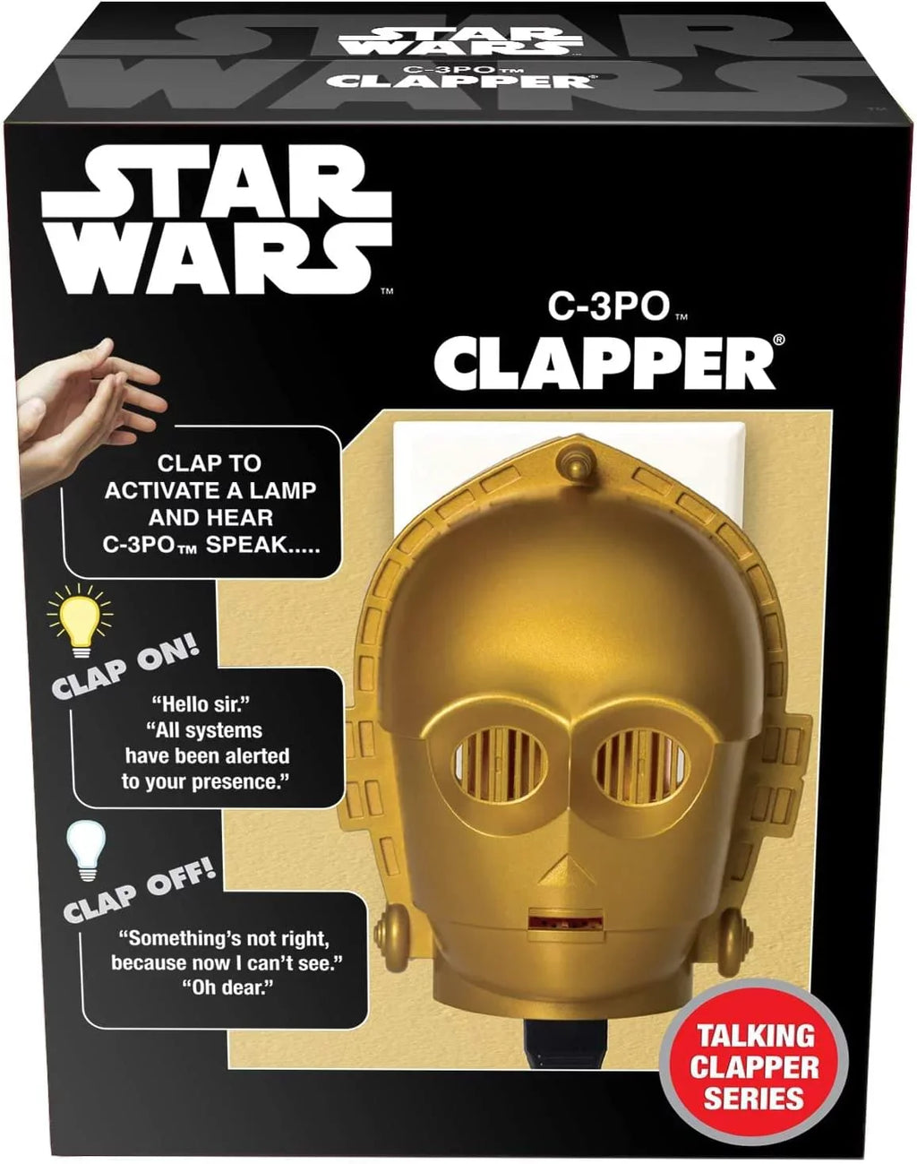Talking Star Switch Activated C-3PO Clapper Wars Sound