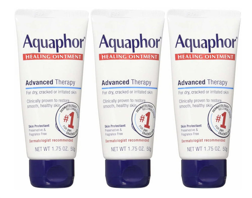 Lips, Dry - Skin Elbows, Heels, Protectant Oz for Vary Travel 1.75 - Cracked May Size Aquaphor Healing - 3) of Packaging Hands, Ointment (Pack