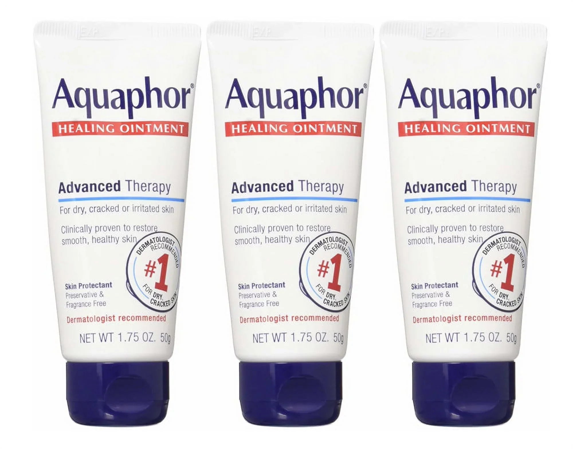 Lips, Dry - Skin Elbows, Heels, Protectant Oz for Vary Travel 1.75 - Cracked May Size Aquaphor Healing - 3) of Packaging Hands, Ointment (Pack