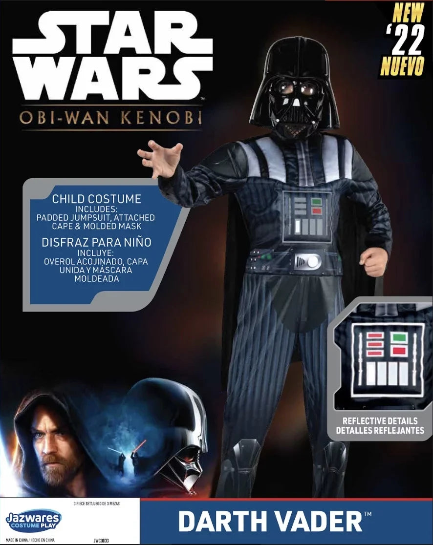 Darth Costume -Medium Youth Vader Halloween (Child) Wars Star