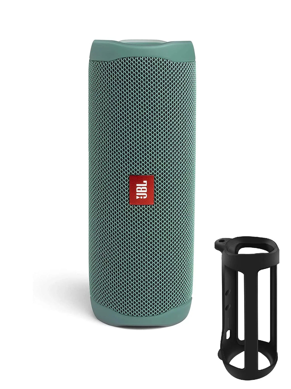 JBL (EcoGreen) Silicone Carrying Flip Speaker Bundle Waterproof Sleeve 5 Portable with Bluetooth Protective Wireless