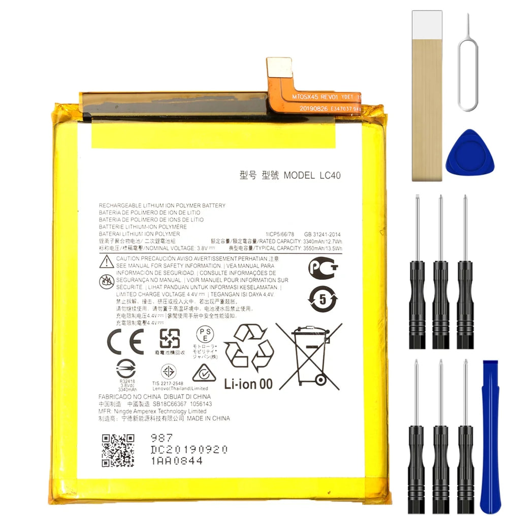 for Replacement E7 Tool XT2052 Motorola Battery E (2020) LC40 Moto