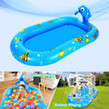 for Inflatable - Durable with Pool Sprinkler Swimming Sprinkler Kiddie Pool Large Summer Backyard Kids, Pool for