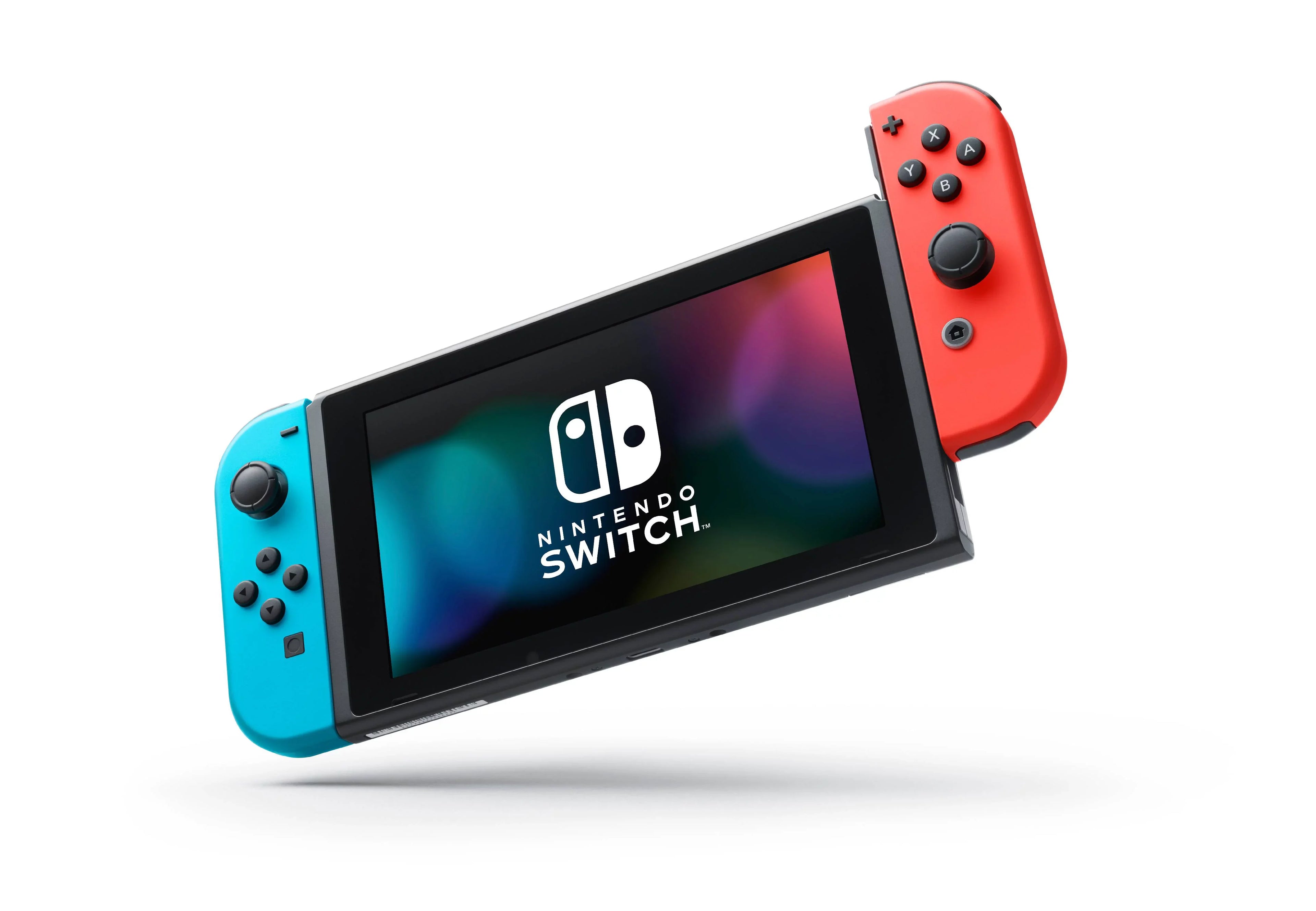 Mario Nintendo Console Switch Bundle Joy-Con Gaming Red Deluxe Neon with Kart and 8 Neon Blue