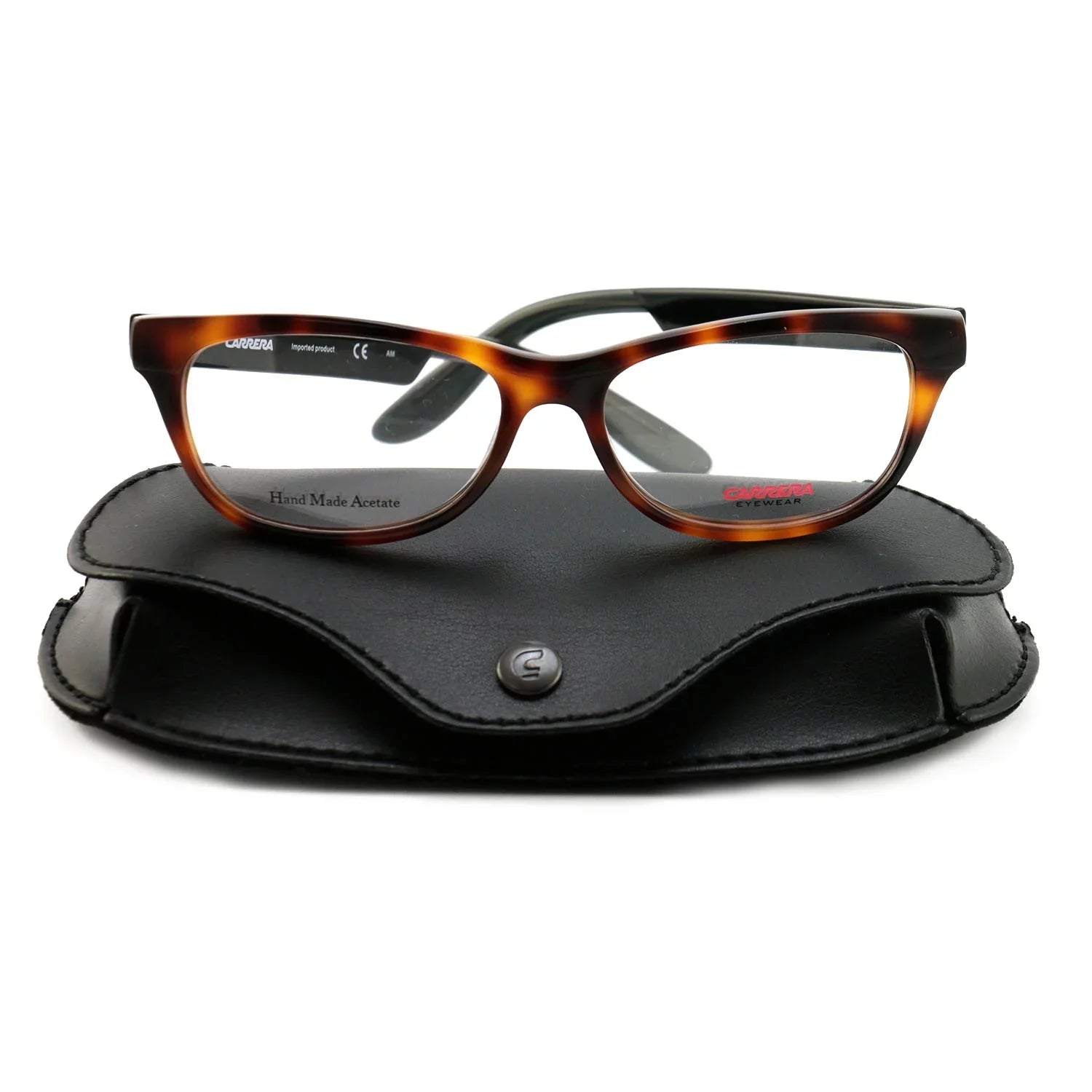 CA5508 DAX Frames 140 Eyeglasses 52 Havana/Black Carrera Rectangle 16 Womens