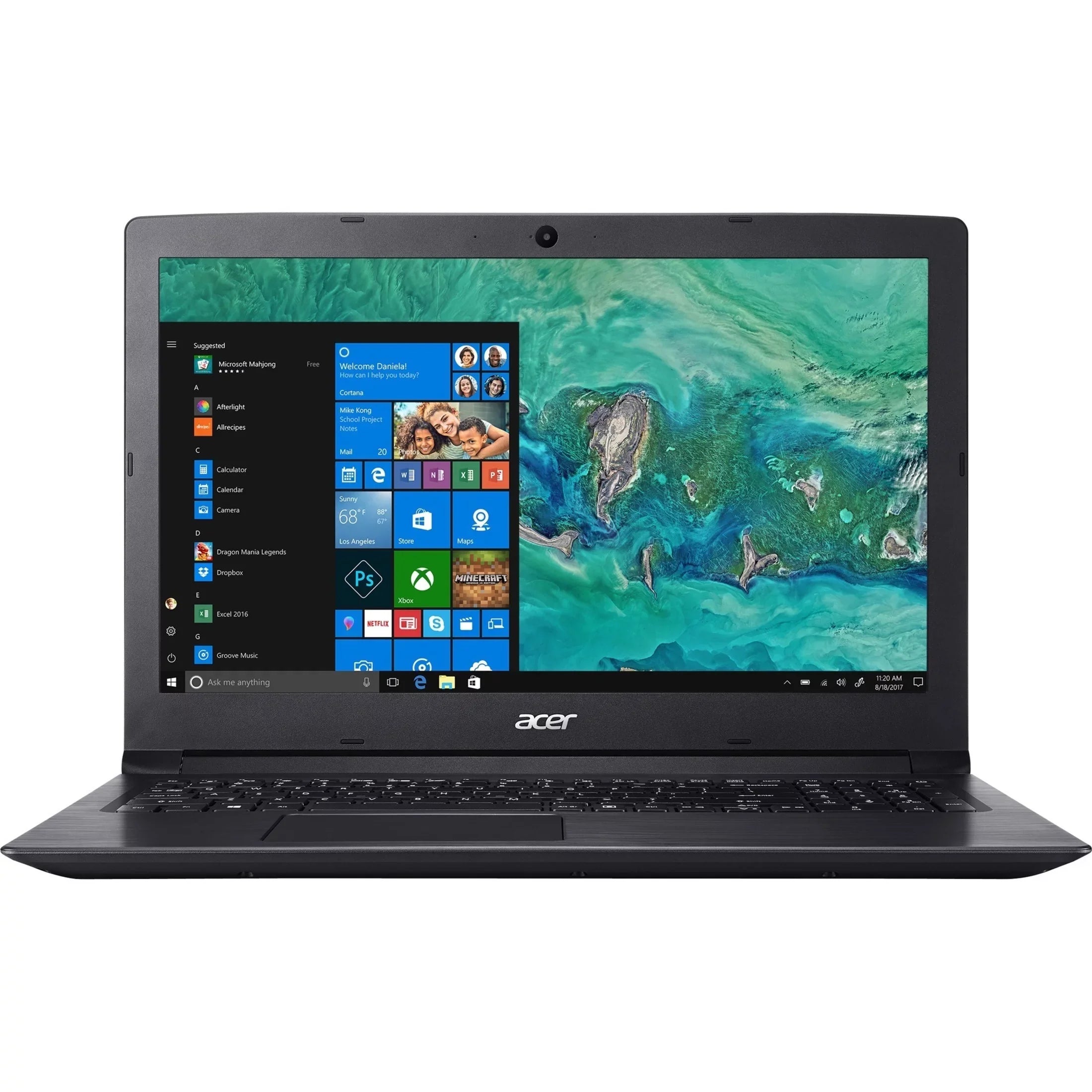 Acer i3 - Red 4 TB 16 - 3 HDD i3-8130U - 15.6 GB - - RAM GB Memory inch A315-53-35ZY Core Notebook - 1 Aspire Roc