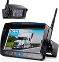 DVR IP69K Split 7'' ZEROXCLUB Camera Truck/RV/Trailer/Bus-B701 1080P for Backup Touch Waterproof HD Monitor Wireless Night Vision