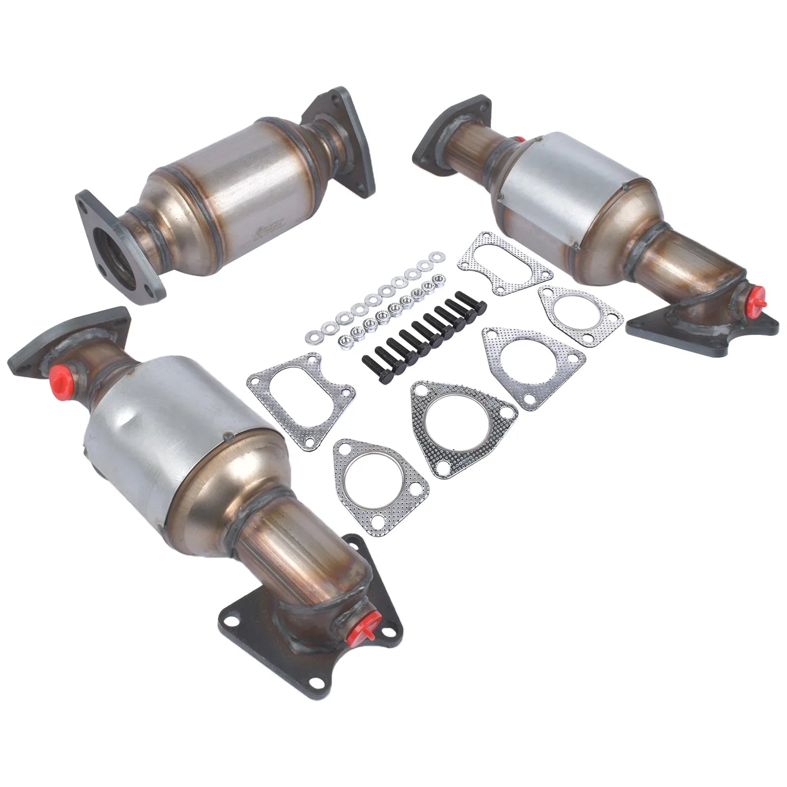 2005-2008 Set Replacement 3.5L Converters Pilot for GELUOXI Catalytic 45106-45107-45108 Honda