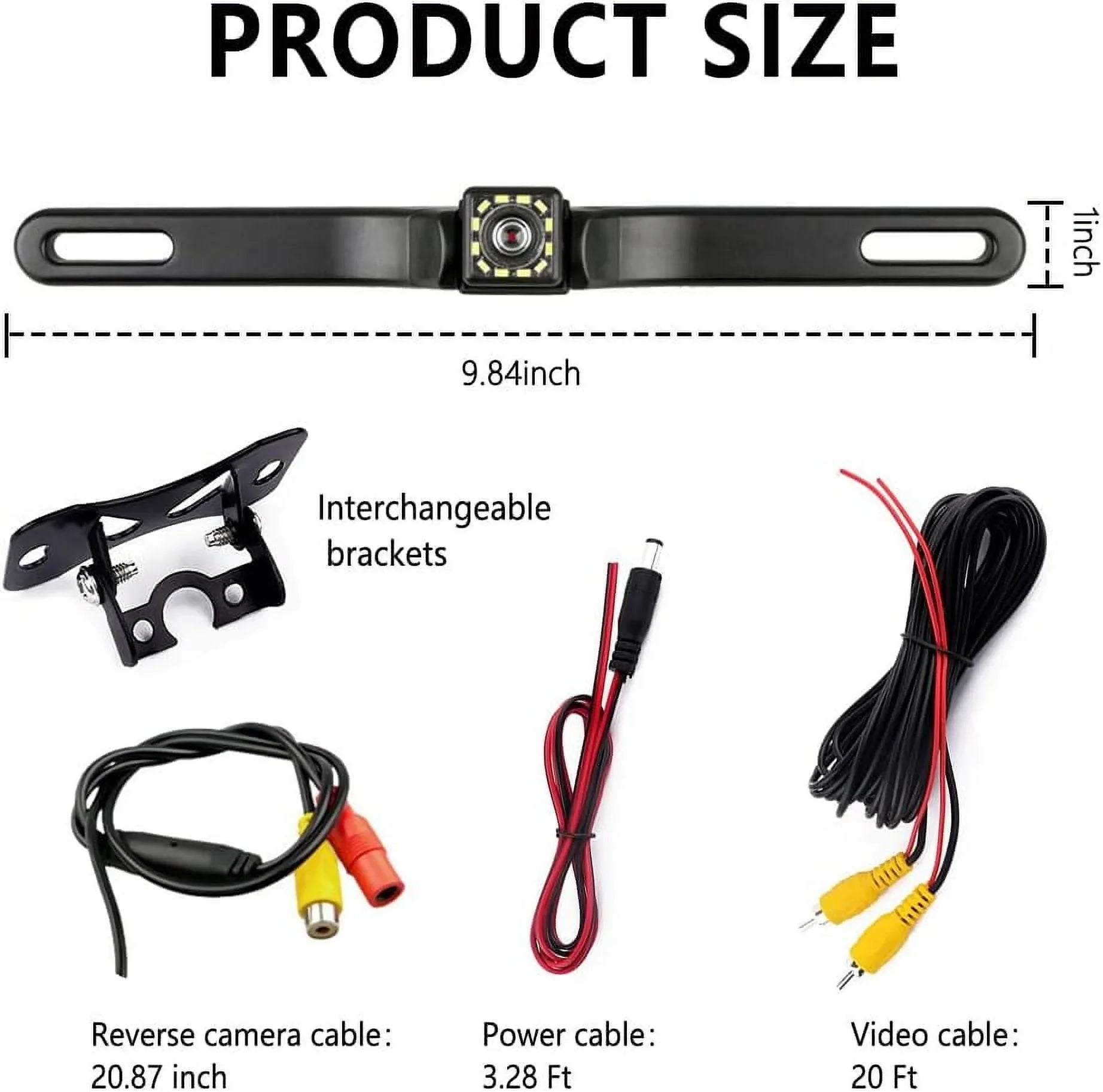 Angle Vision Camera,12 Night HD Car,with Camera Camera,150°Wide Backup Multiple Car for Backup Reverse