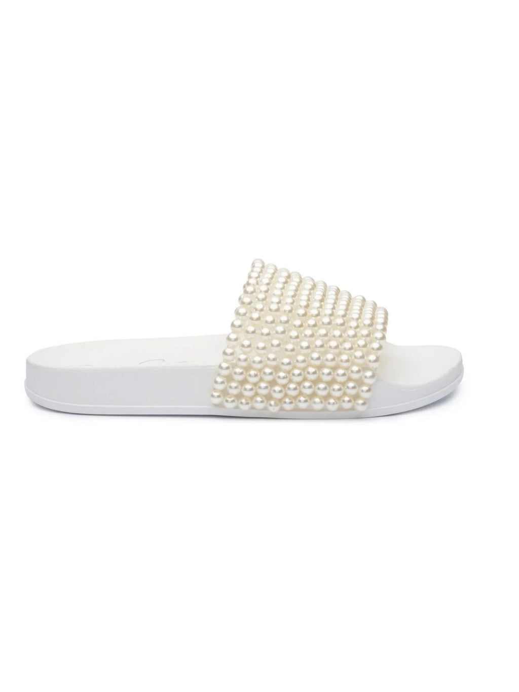 Sandals Slip Beaded Saycie M 8 Pool Shoes Round Womens SIMPSON Ivory Toe JESSICA Slide On Slide