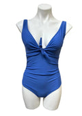 X-Large Miller YONDER Swimsuit, Sweetheart Tie BLUE Piece One Center Nicole US