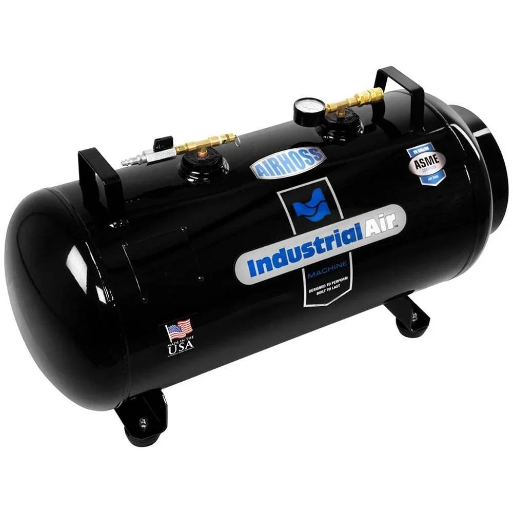 Industrial Vertical AirHoss Air Auxiliary & Horizontal Tank Small 20 Gallon Air