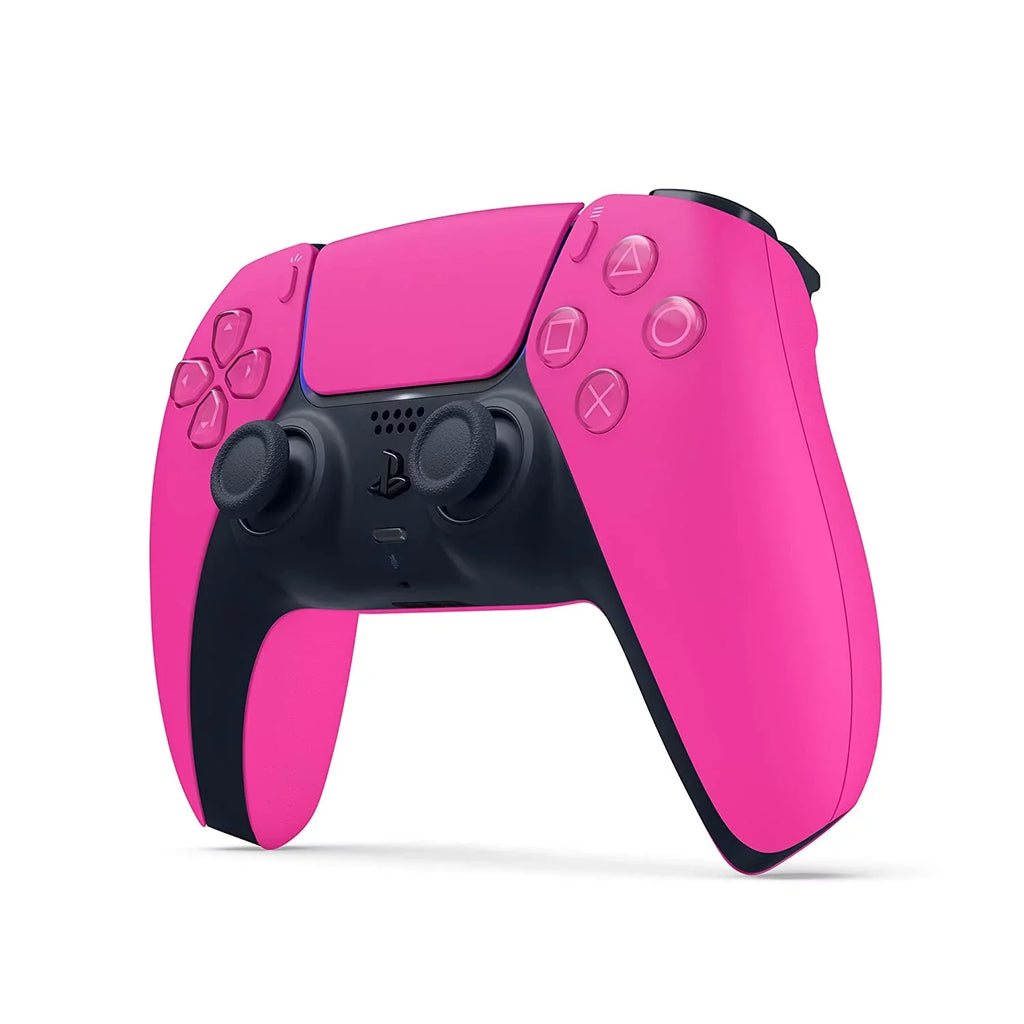 (Sony and Sony Nova Version Dual Charging Playstation Station Pink Controller, Disc) PS5 3D with Headset Extra Black PULSE 5 Disc Bundle