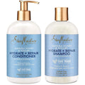 Yogurt 13oz and Damaged Shampoo Hair SheaMoisture Manuka & Hydrate For Conditioner Butter Shea & Honey Repair