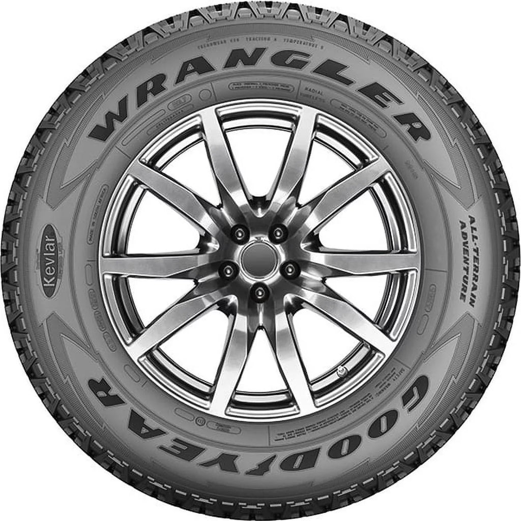 Adventure All 265/50R20 with Light Truck Goodyear 107T Kevlar Wrangler Tire Terrain All-Terrain