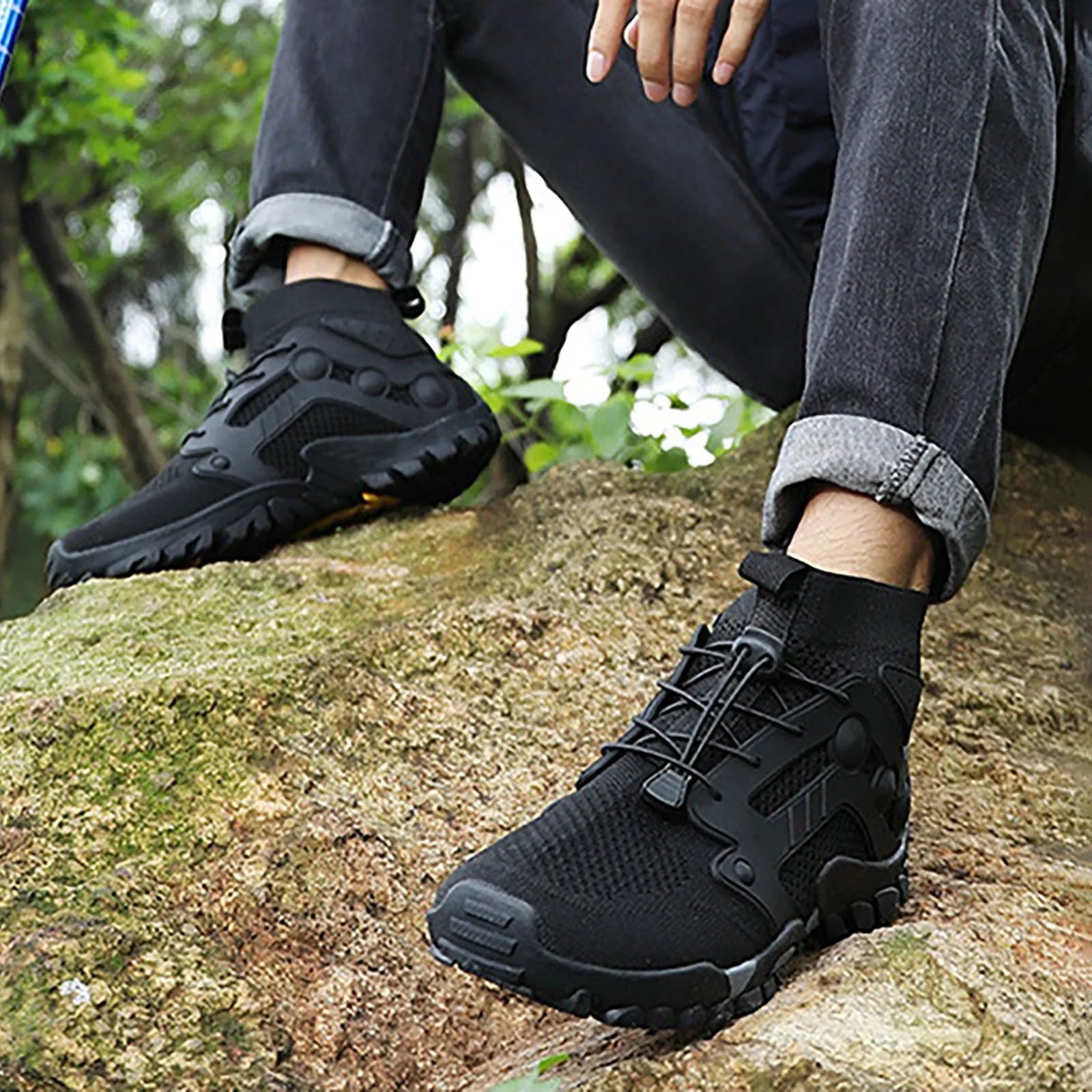 Wide Work Sports Wading River Shoes Tracing Sneakers Mens Slip Swimming AdBFJAF Shoes Outdoor 9.5 Hiking Shoes Road Off Hiking Non Clothes and Men