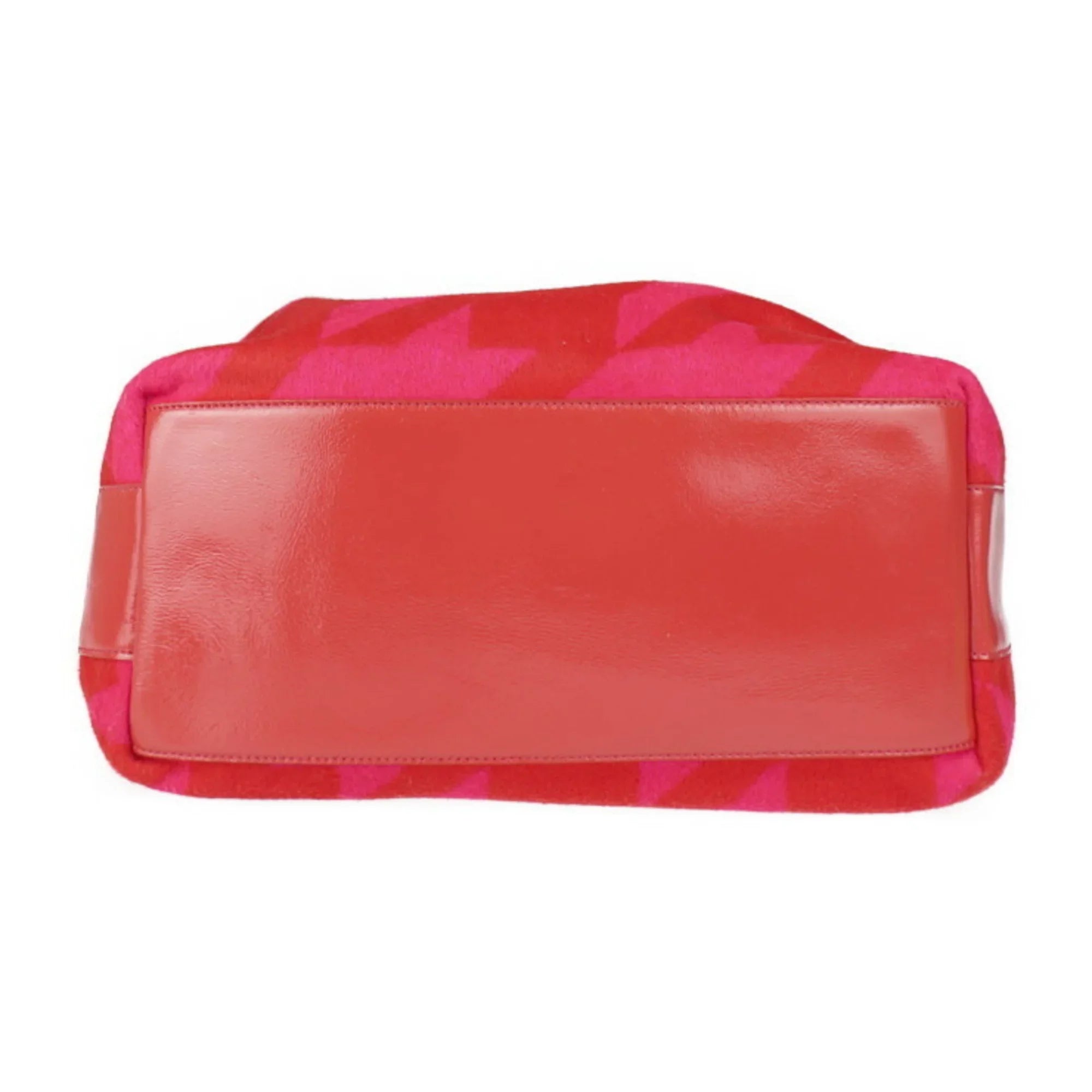 red Pre-Owned Spade handbag tote felt pink leather Kate bag spade (Good)