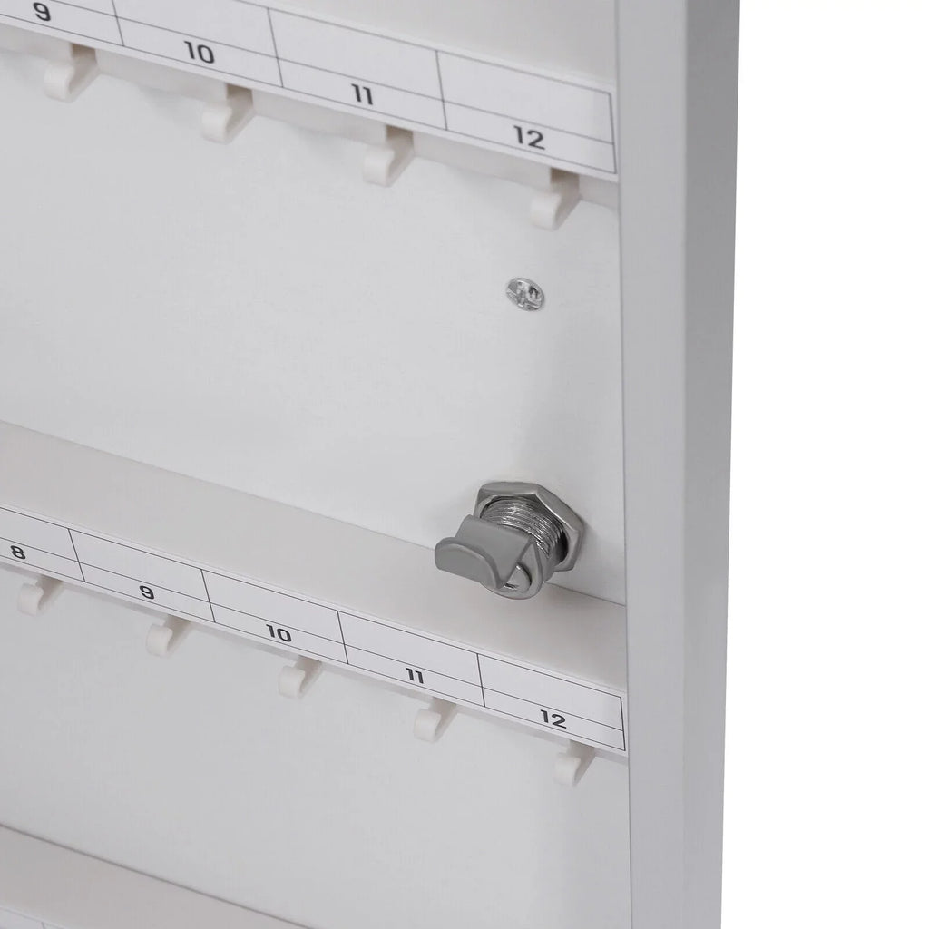 Box Wall Organizer Silver Box Cabinet Key Lock Key Mount Cabinet 96 Safe Storage