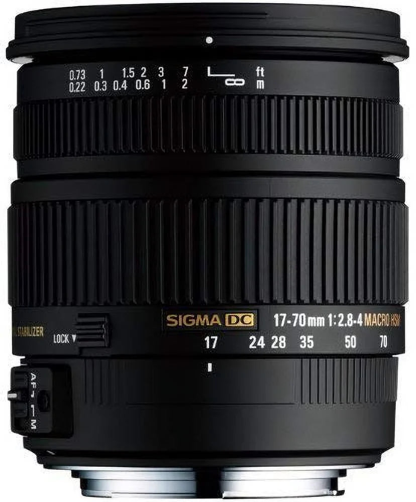 HSM Lens - 17-70mm F2.8-4 DC Sigma Black MACRO