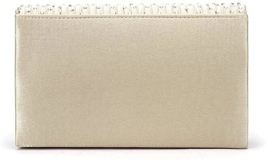 Handbag Purse Satin Rhinestone Frosted Wedding Women's Clutch U-Story Evening Bag