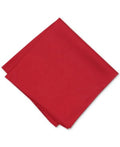 Men's O/S Silk Twill Pocket RED Solid Alfani Square,