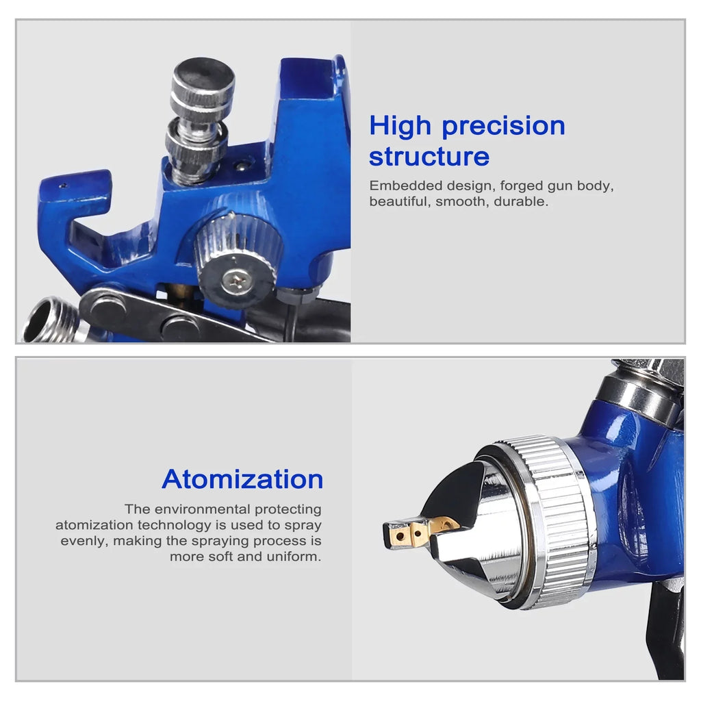 Paint Kit Stainless Capacity Yabuy Repairing Tool Large Sprayer Steel Airbrush HVLP Paint Set 600CC Spraying Car Air Device Auto