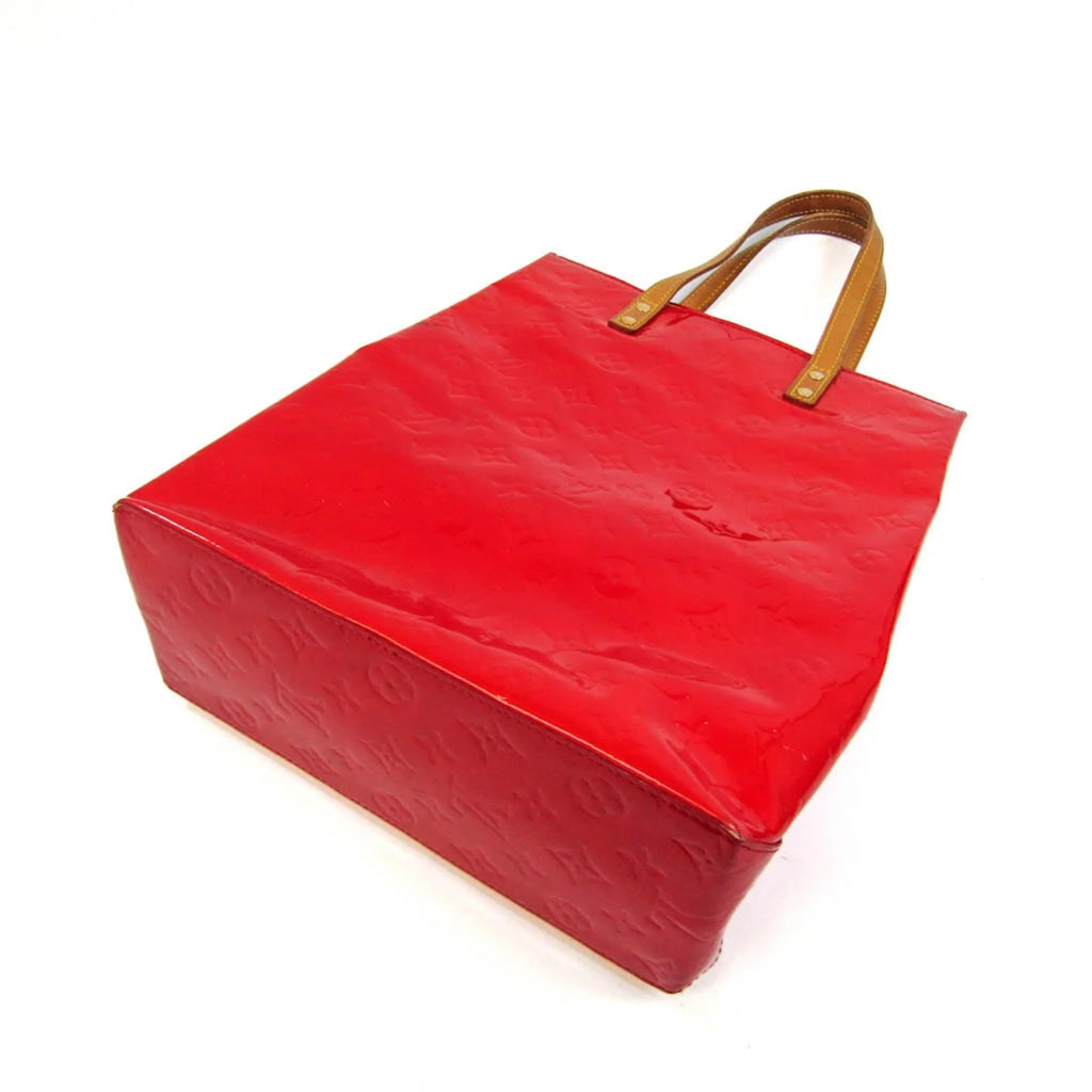 (Good) Handbag Pre-Owned Women's M91086 Rouge Reade Monogram Vuitton Louis Vernis MM