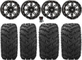 Wheels Kawasaki 14" HL22 Machined Reptile Lifter Tires 26" High Teryx Mule