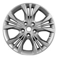 Painted X Silver All Metallic, Impala KAI Chevrolet Aluminum 8 Alloy Fits OEM Wheel, Reconditioned 2014-2019 18