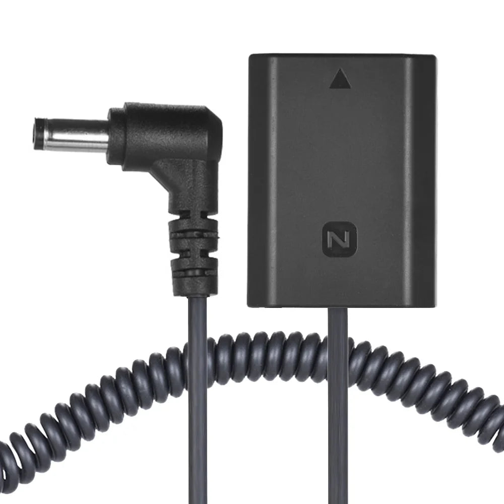 for Spring Dummy Andoer A9 A7RIII A7III Sony A7SIII, Battery FZ100 with NP Pack Adapter Cable