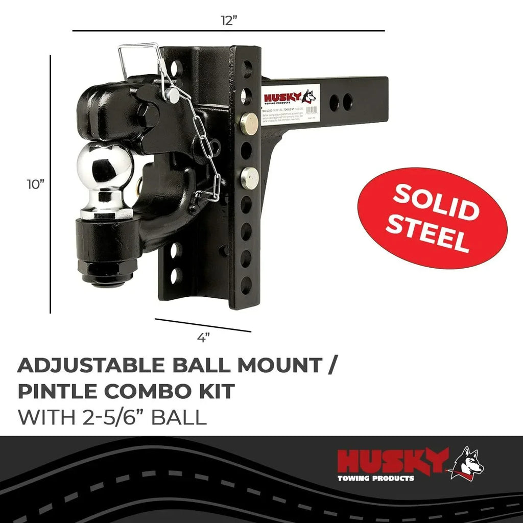 HITCH One-Mount 33110 ACCESSORIES RECEIVER Towing Husky Hook Pintle
