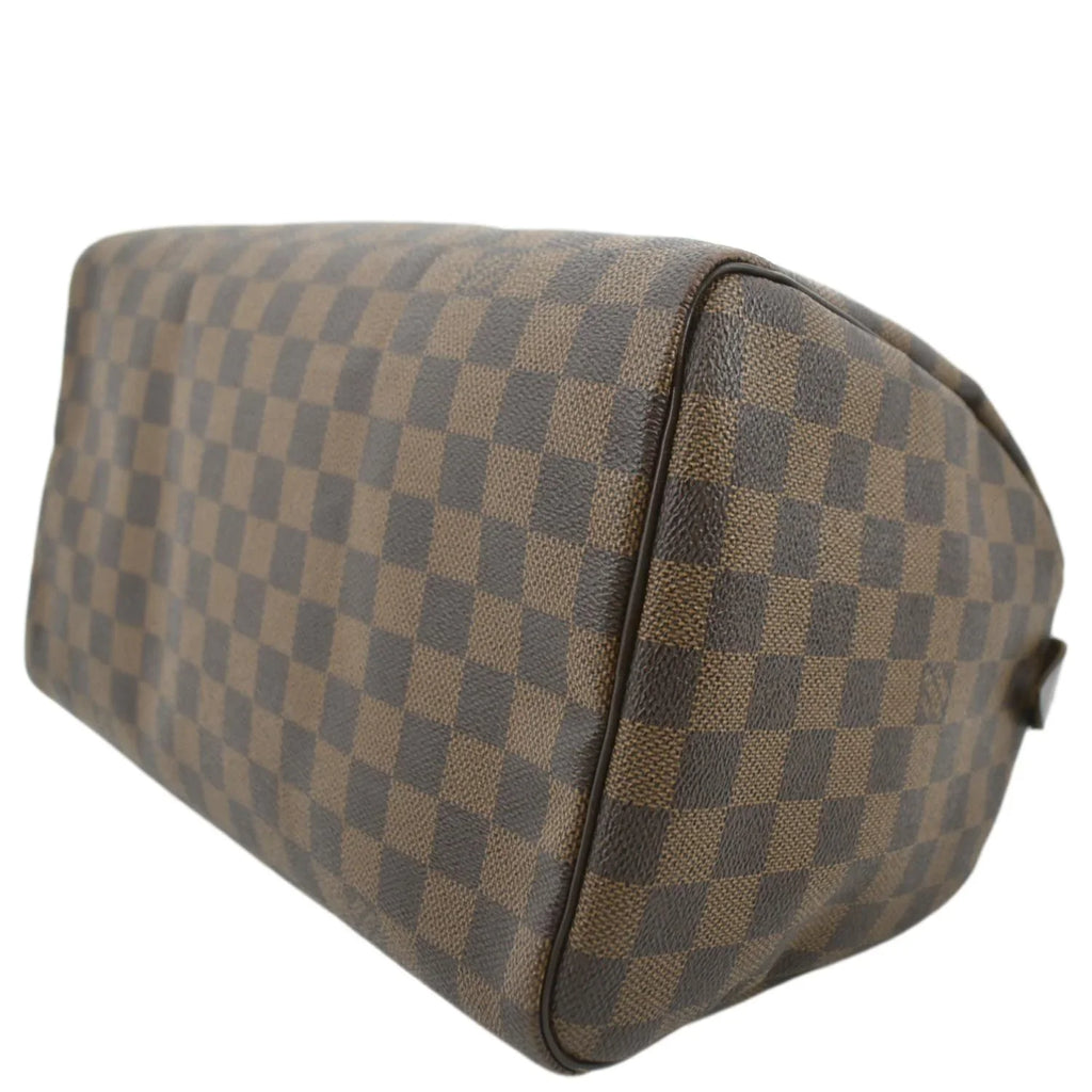 Ebene Pre-owned Brown VUITTON 25 Damier Speedy LOUIS Bag Satchel