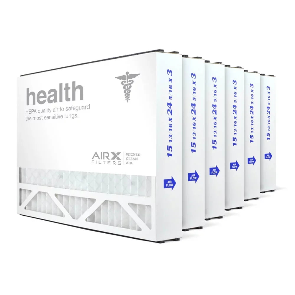 16x25x3 Filter Air Bear Replacement 255649-101 HEALTH Air - MERV 6-Pack AIRx 13,
