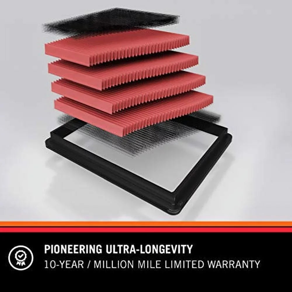 Air Chrysler/Dodge Performance, V6/V8 33-2460 Filter: Washable, Premium, Filter: Engine 300), Challenger, K&N High 2011-2019 Replacement (Charger,